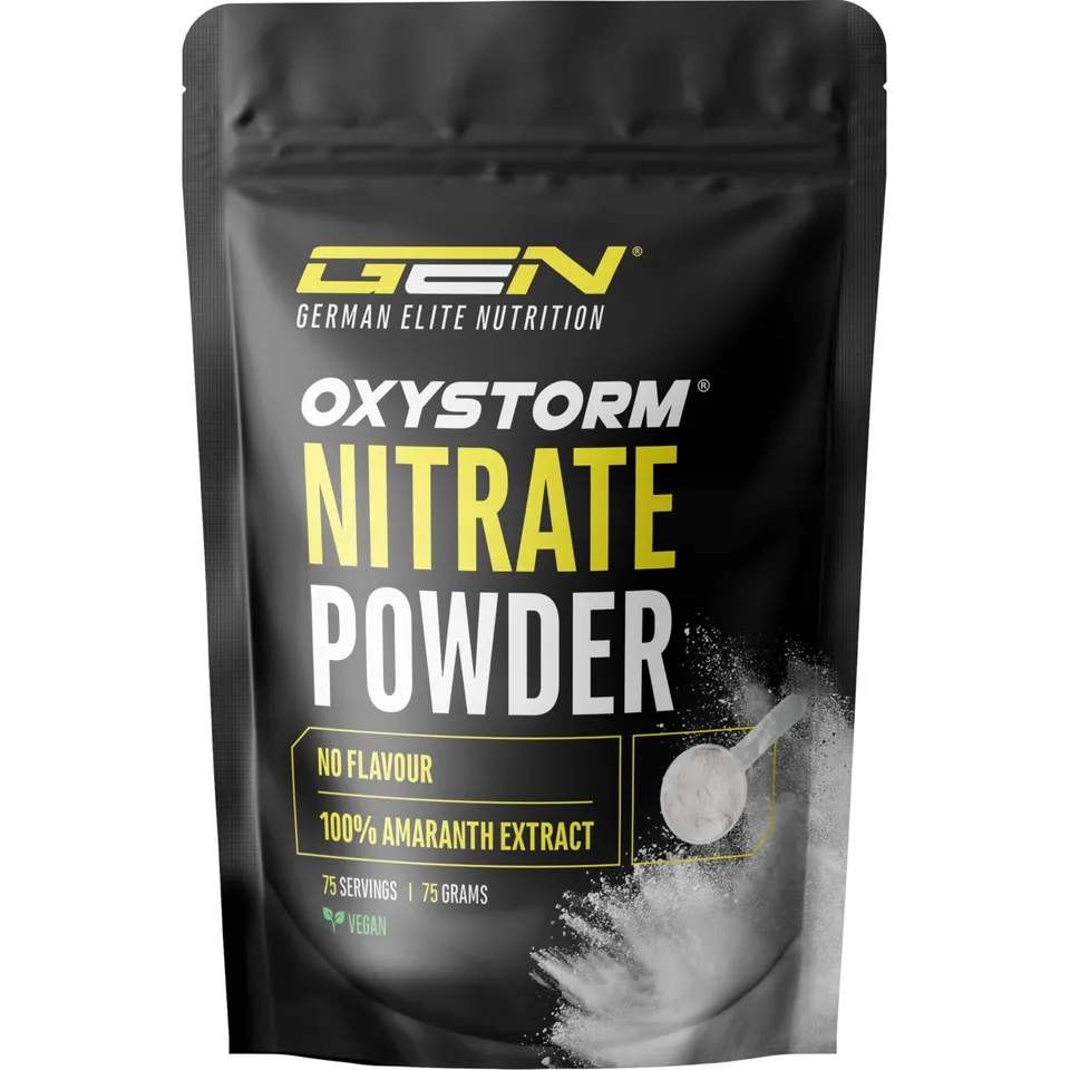 Elite Pre-Workout & Pump Nitrato in polvere (Oxystorm®) nitrato 75 g vegano amaranto