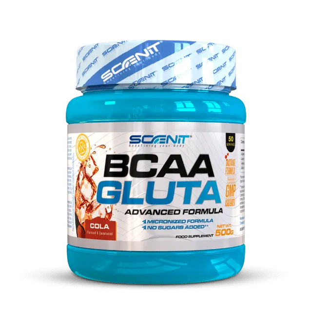 Scenit Nutrition Aminoacidi BCAA GLUTA aminoacidi ramificati 500 g con glutammina