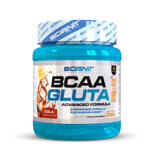 Scenit Nutrition Aminoacidi BCAA GLUTA aminoacidi ramificati 500 g con glutammina
