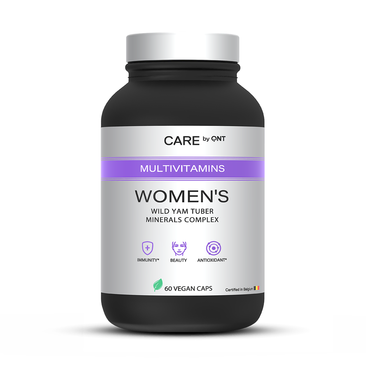 QNT Vitamins & Minerals Multivitamin women's multivitaminico 60 capsule vegano