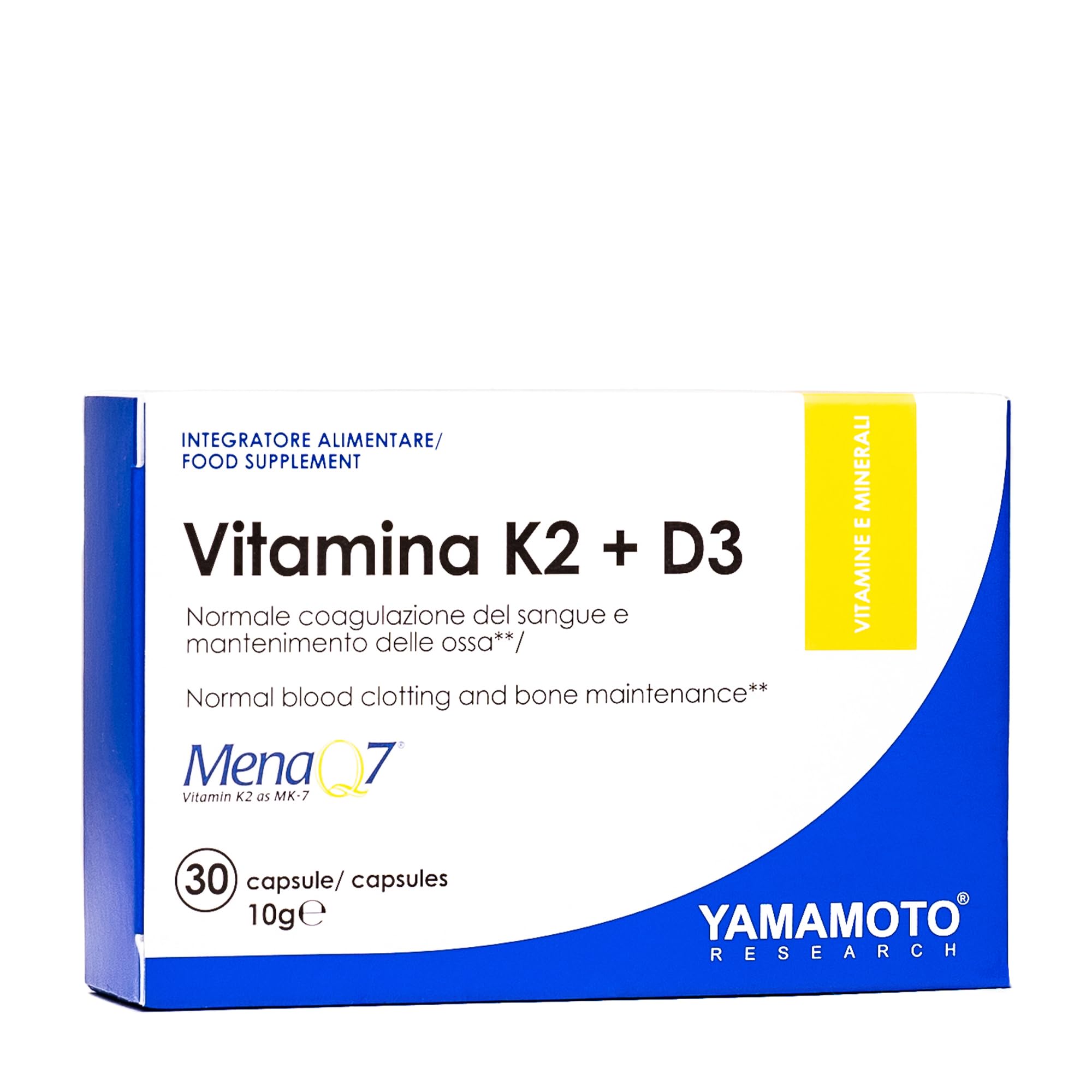 Yamamoto Vitamine e Minerali Vitamina K2 e D3 MenaQ7 compresse 10 g vegane