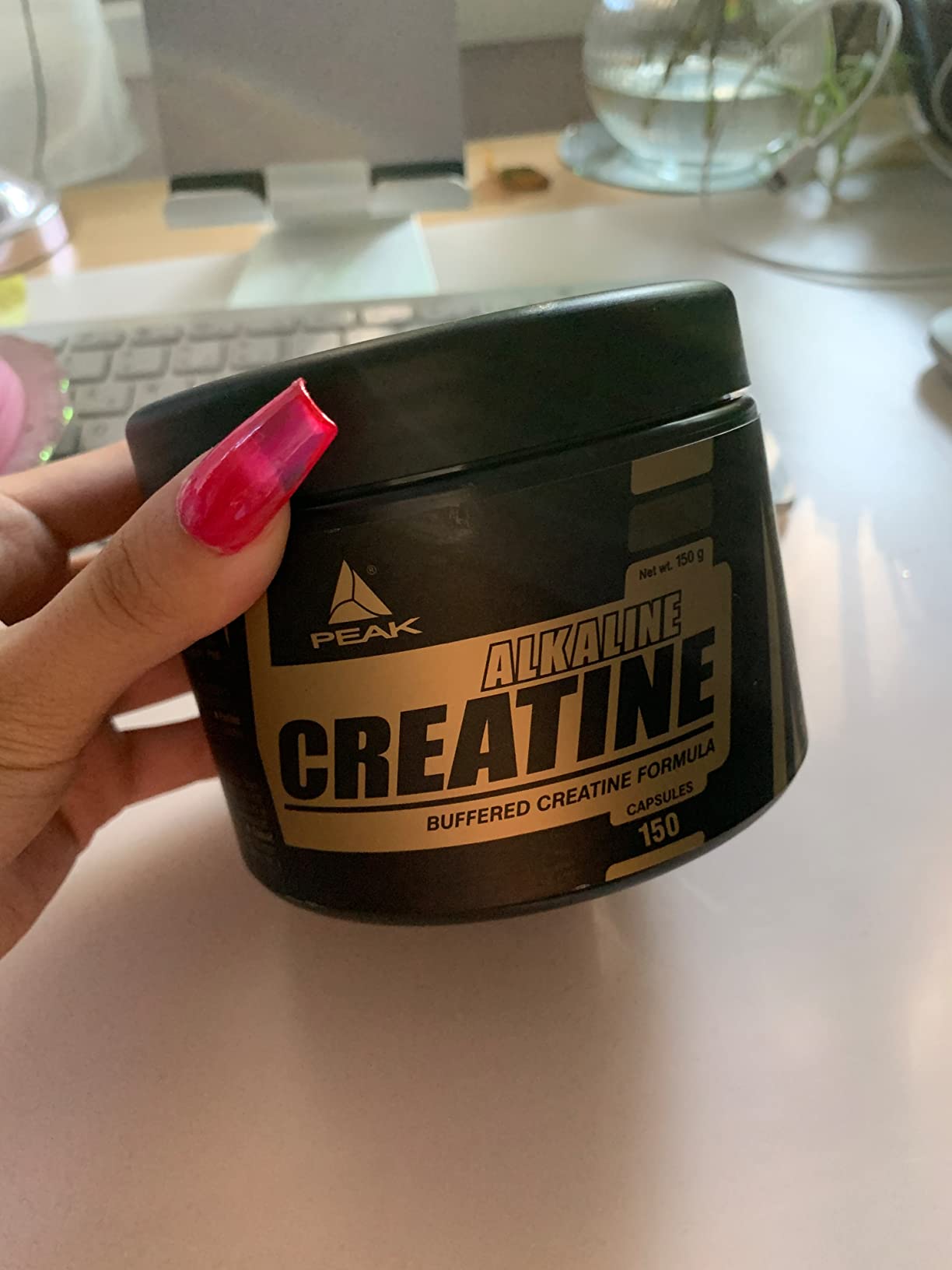 Green Peak Creatine Creatine Alkalin creatina in capsule 150 capsule tamponata