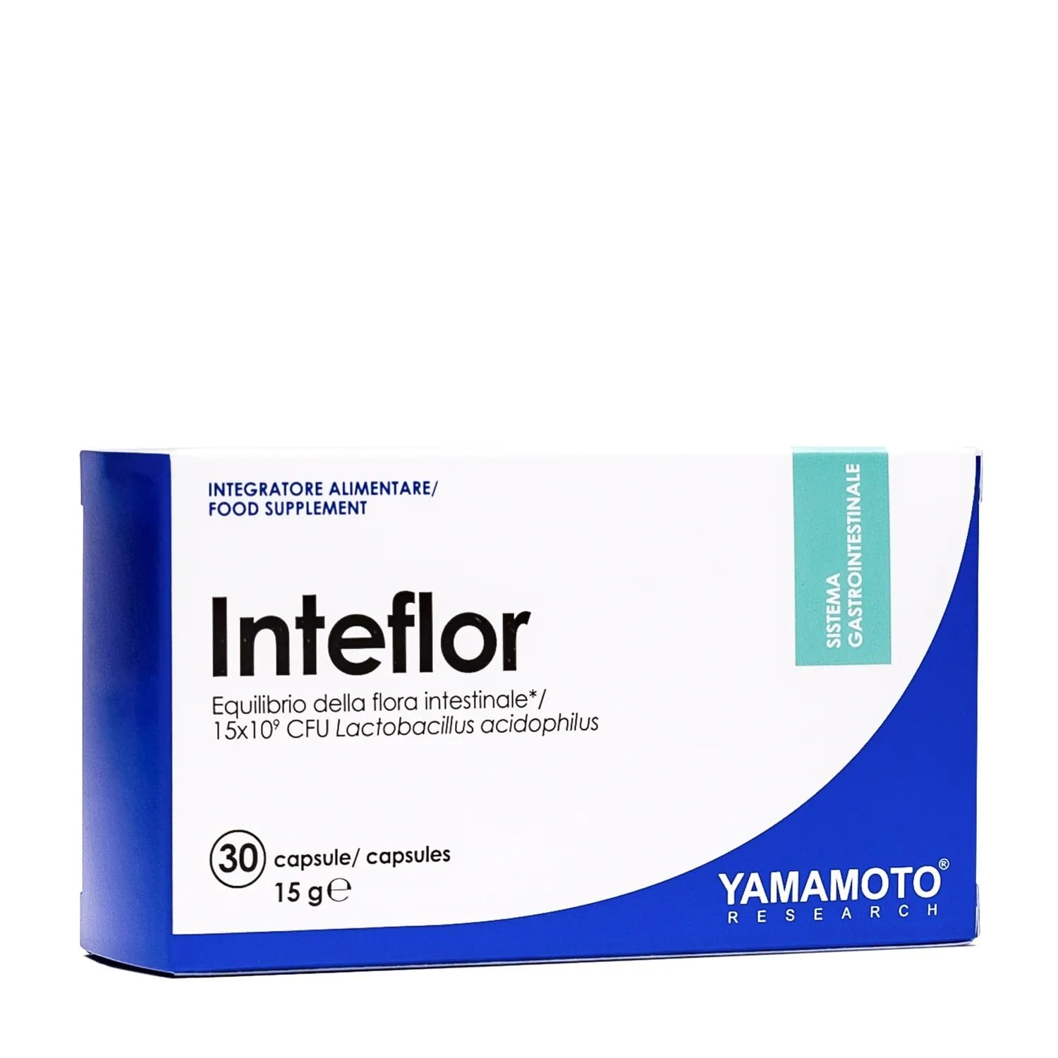 YAMAMOTO Salute Gastrointestinale Enteroflor probiotico 30 capsule Lactobacillus acidophilus
