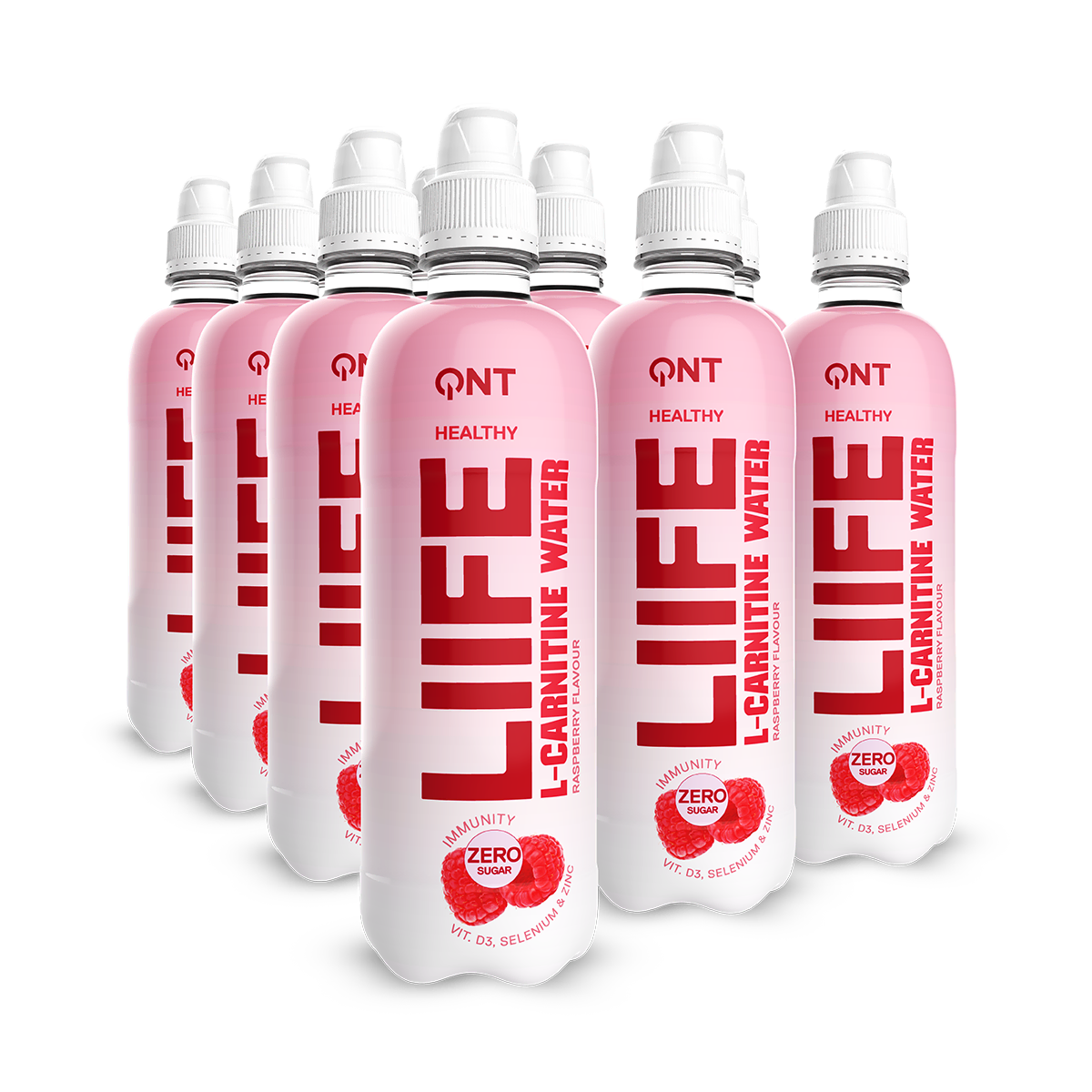 QNT L-Carnitine L-Carnitine Water bevanda 12 x 500 ml lime con vitamina D3