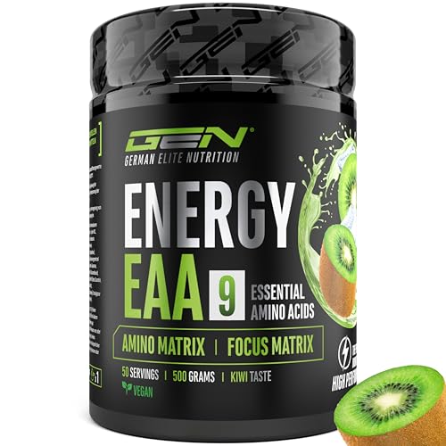 Elite Pre-Workout & Pump EAA Energy Mix pre-workout Kiwi 500 g senza zucchero