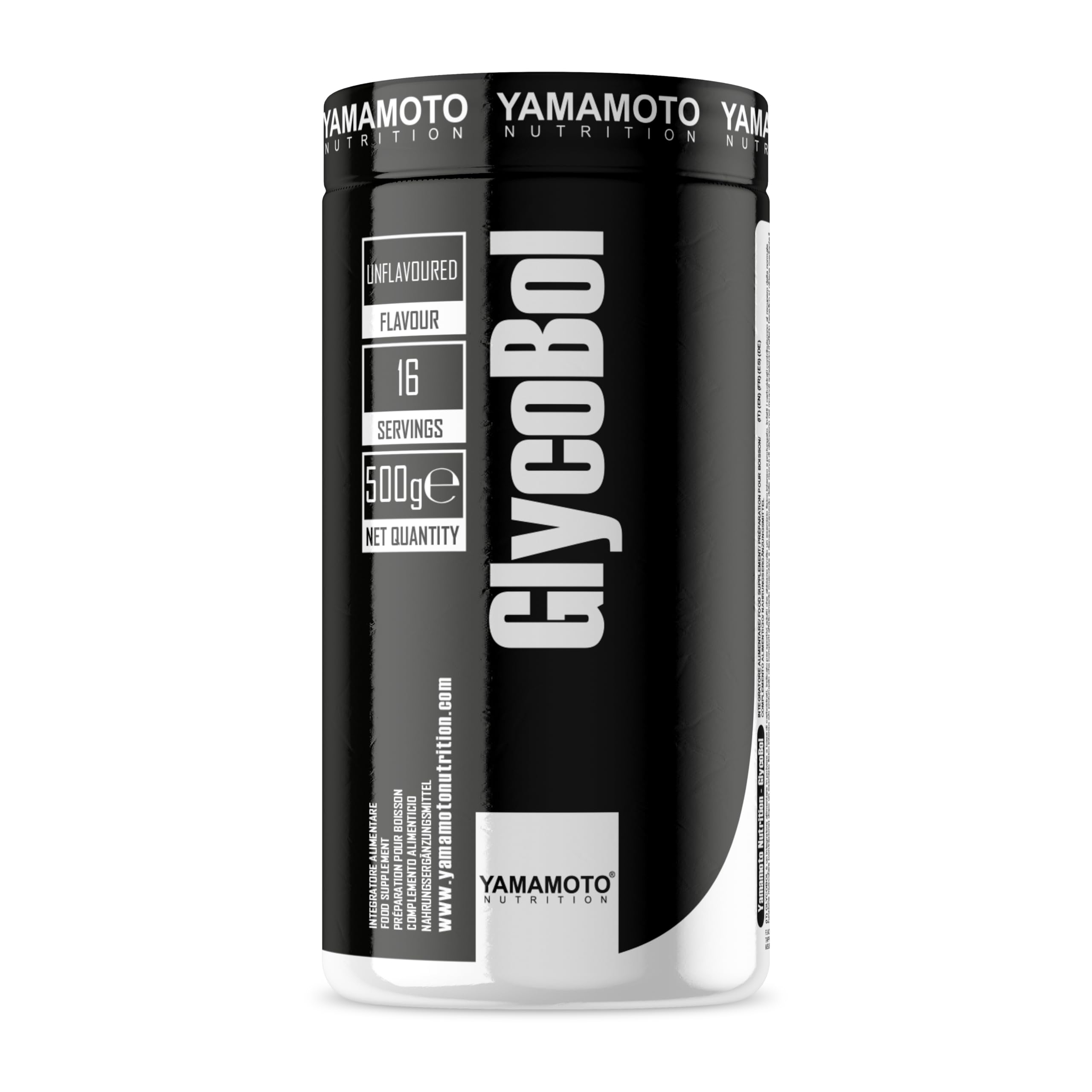 YAMAMOTO Carboidrati e Gel Energetici GlycoBol carboidrati non aromatizzati 500 g