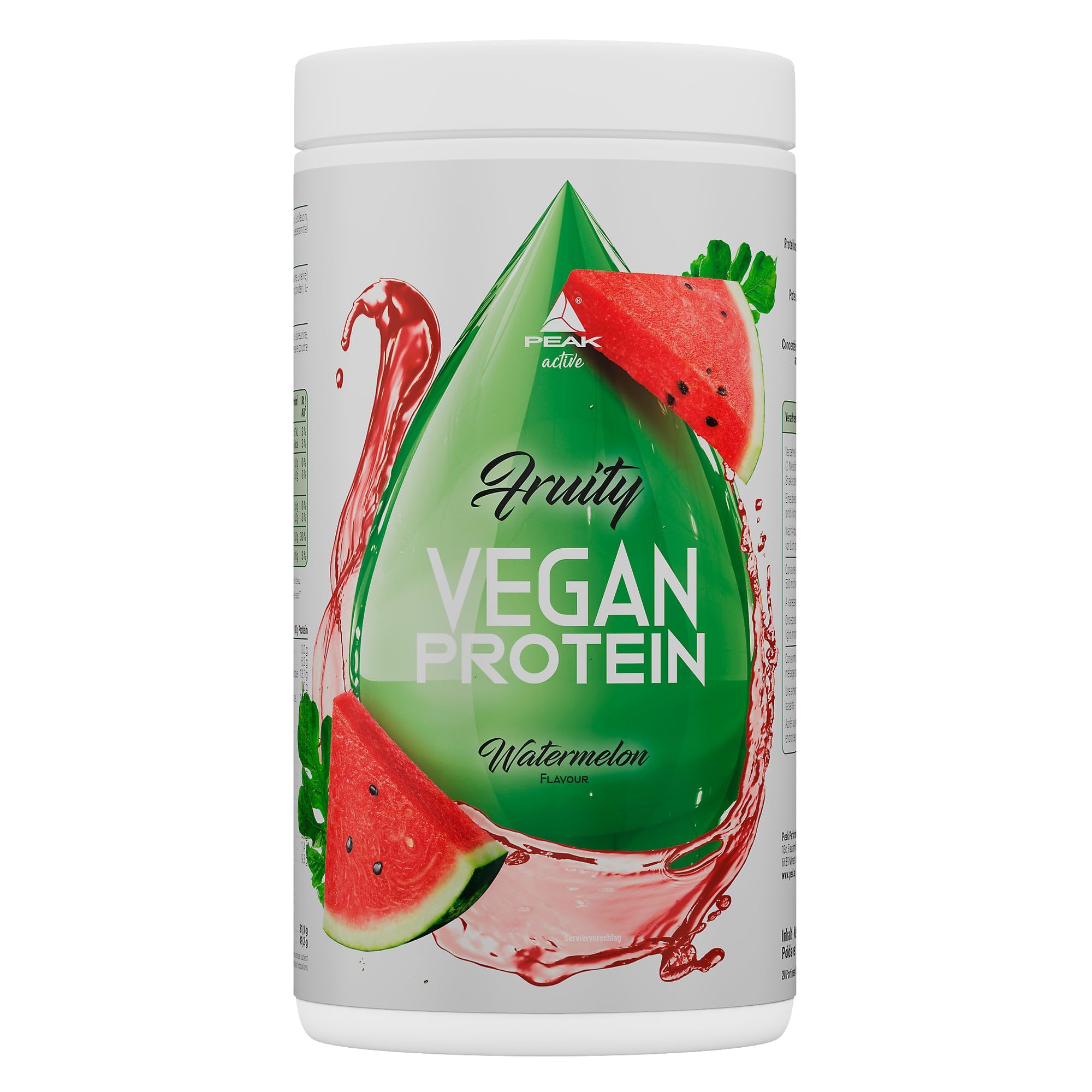 Green Peak Proteins PEAK Fruity Vegan Protein proteine 400 g Amarena senza zuccheri