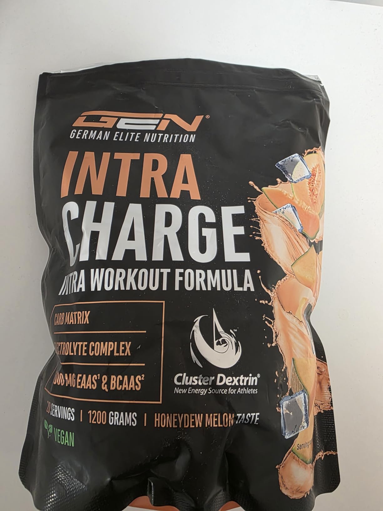 Elite Pre-Workout & Pump Intra Charge Workout Drink bevanda in polvere 1,2 kg Honeydew Melon