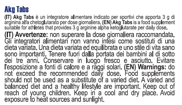 YAMAMOTO Aminoacidi e BCAAs AKG TABS integratore 90 compresse 1000 mg