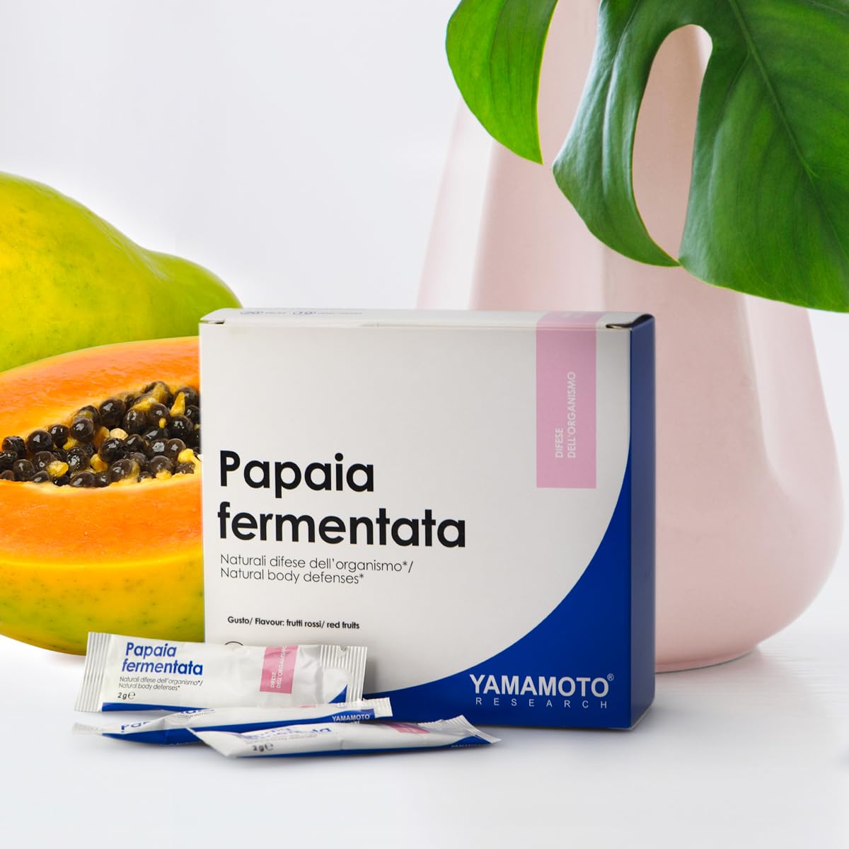 YAMAMOTO Salute Gastrointestinale Papaia Fermentata integratore 20 stick 100 g