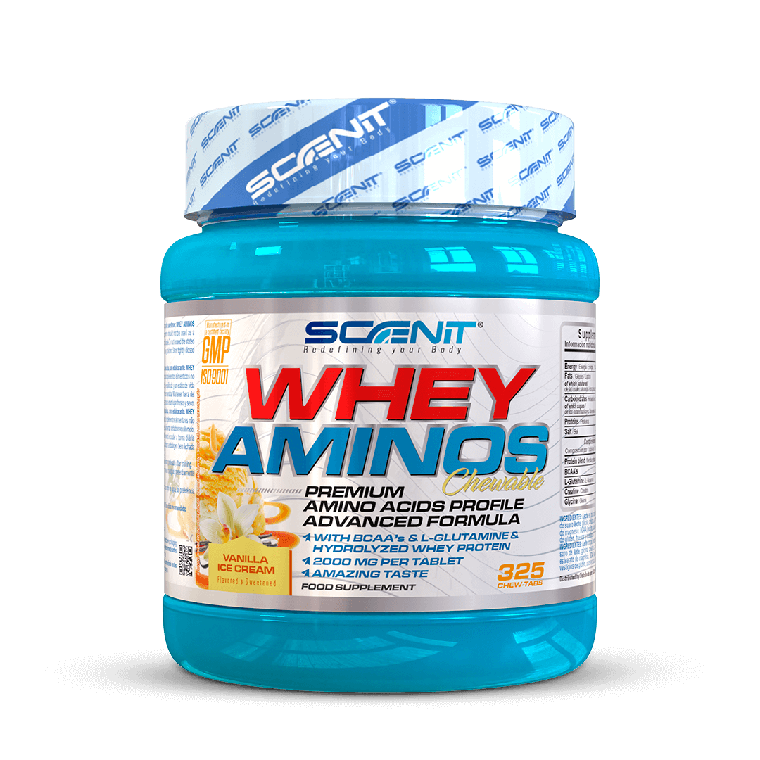 Scenit Nutrition Aminoacidi Whey Aminos compresse masticabili 325 cioccolato doppio