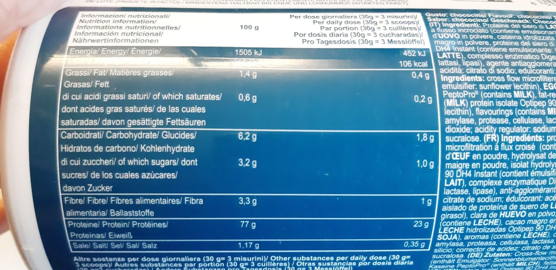 Yamamoto Proteine Infusion-ELITE proteine 400 g Chococino siero caseina