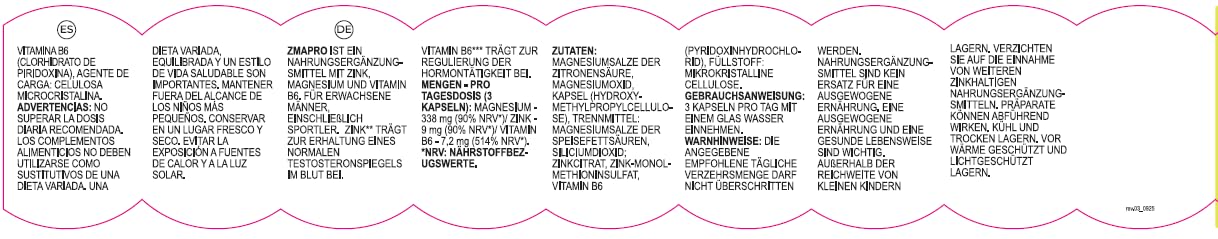 YAMAMOTO Vitamine e Minerali ZmaPRO integratore 120 capsule zinco e magnesio