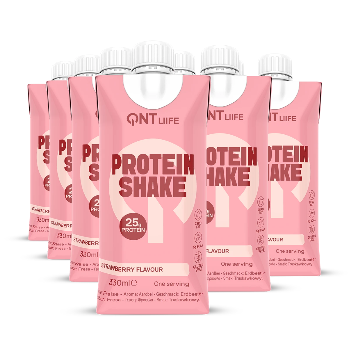 QNT Drinks Protein Shake bevanda proteica vaniglia 12 x 330 ml