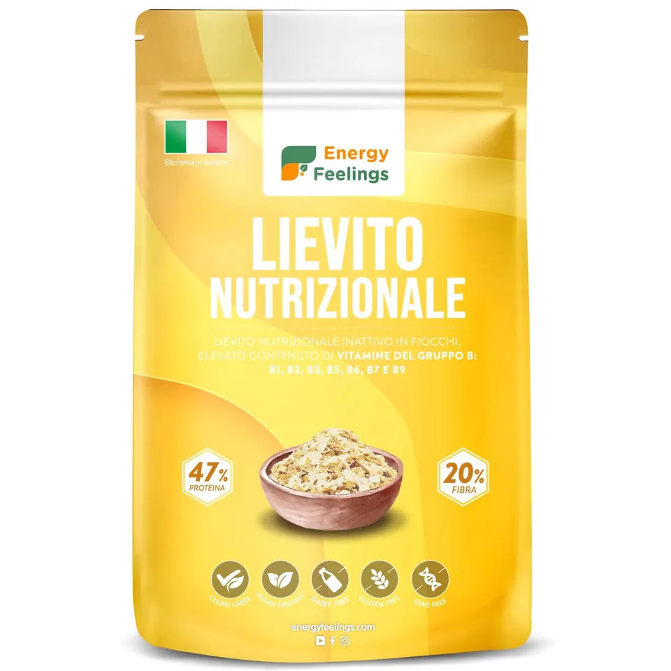 Energy Feelings Levadura Nutricional Lievito Nutrizionale in Scaglie 250 g vegano
