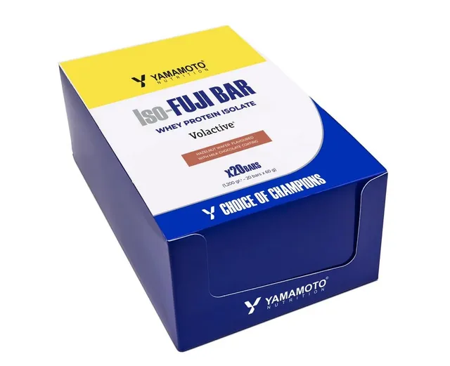 YAMAMOTO Barrette Iso-Fuji BAR barretta proteica gusto wafer nocciola 13 g