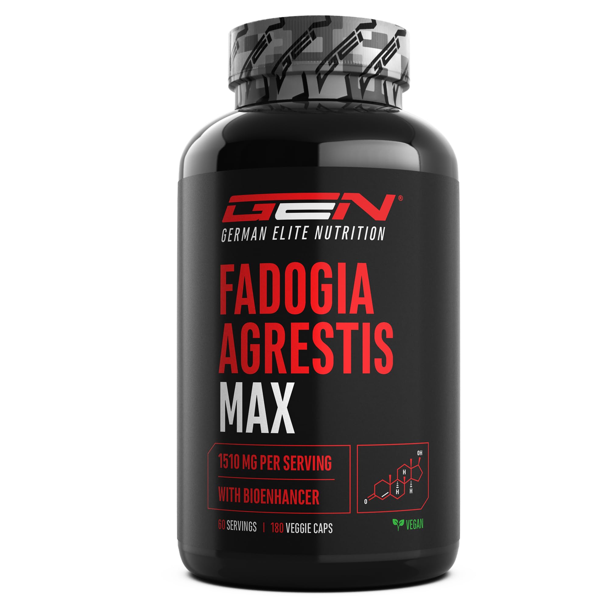 Elite Testo & Vitality Botanicals Fadogia Agrestis Max 180 capsule vegan