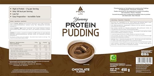 Green Peak Proteins Yummy Protein Pudding budino proteico cioccolato 450 g