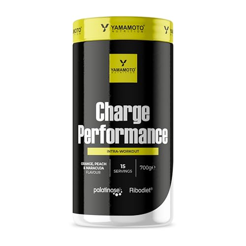 YAMAMOTO Carboidrati e Gel Energetici Charge PERFORMANCE Palatinose polvere 700 g arancia pesca maracuja