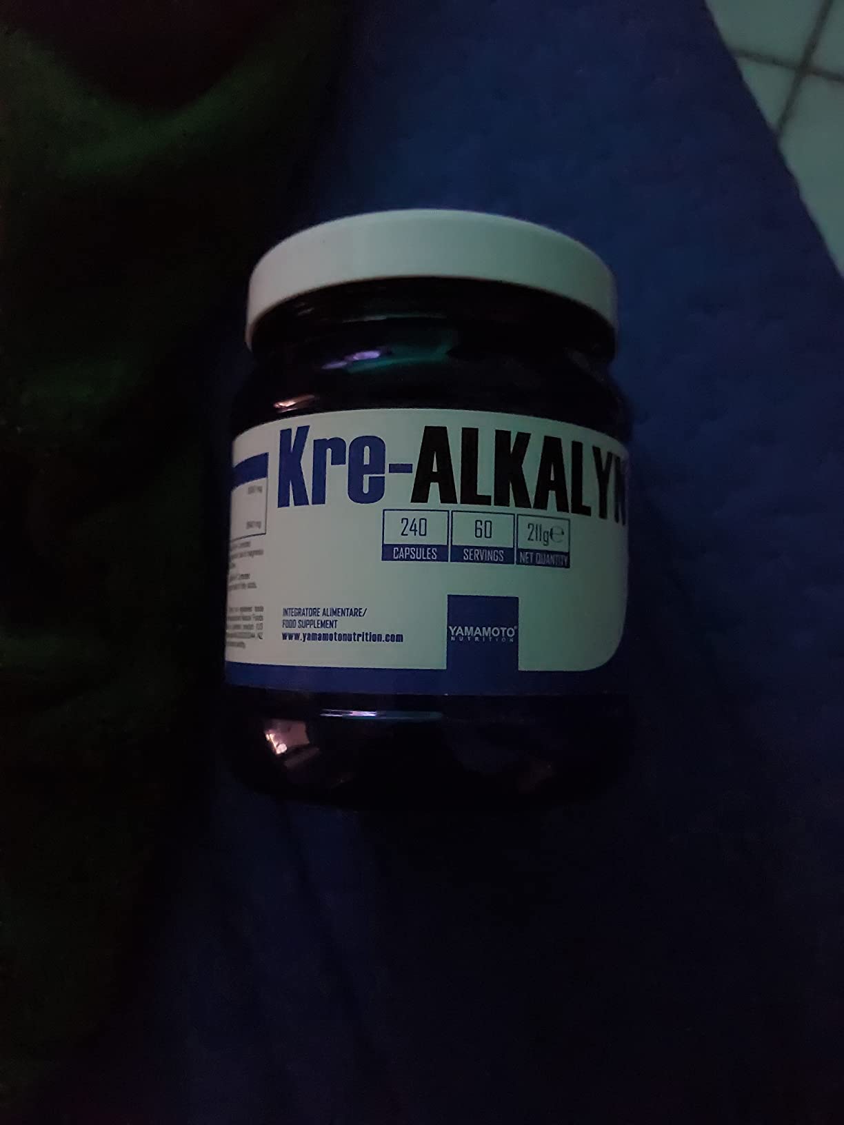 YAMAMOTO Creatina Kre-ALKALYN® PERFORMANCE capsule 120 capsule con caffeina