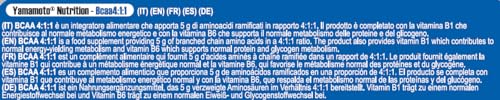 YAMAMOTO Aminoacidi e BCAAs BCAA 4:1:1 compresse 500 compresse con B1 e B6