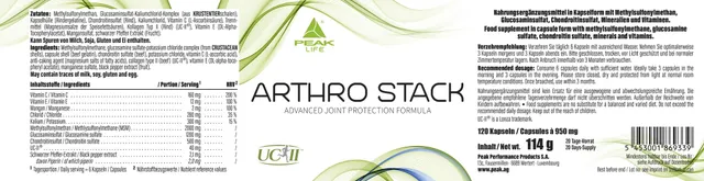 Green Peak Health Arthro Stack integratore articolare 120 capsule UC-II