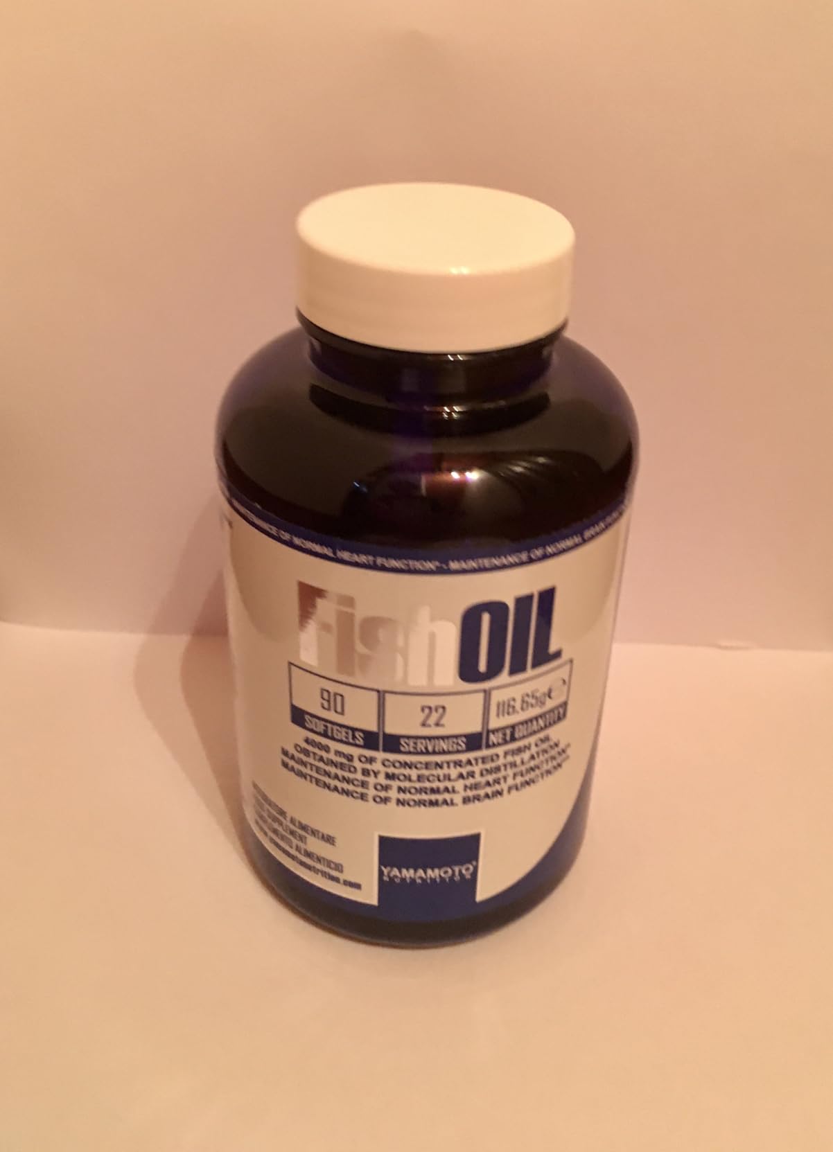 YAMAMOTO Omega-3 e Cuore e Circolazione Fish Oil Molecular Distillation integratore omega-3 200 softgel EPA DHA