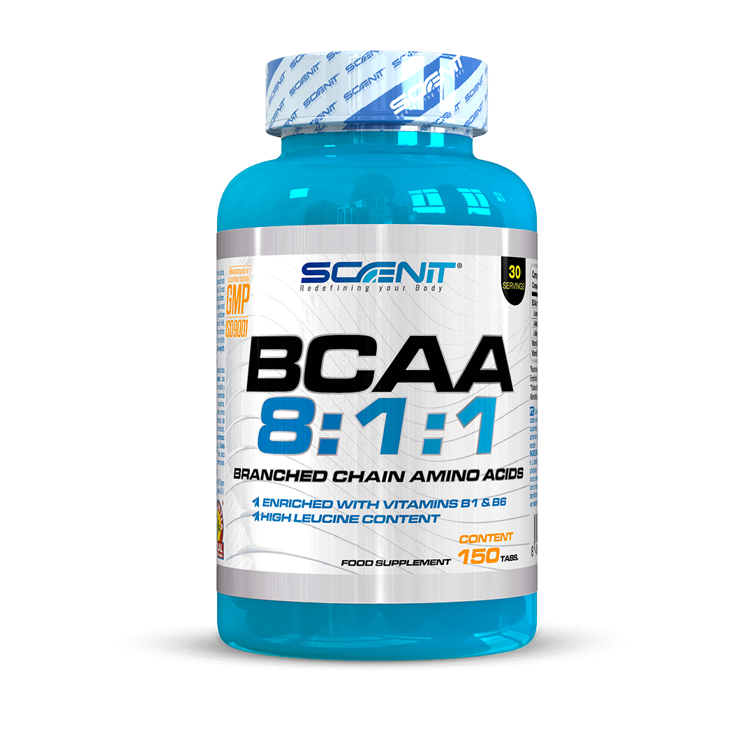 Scenit Nutrition Aminoácidos BCAA 8:1:1 compresse 150 con vitamine B1 B6