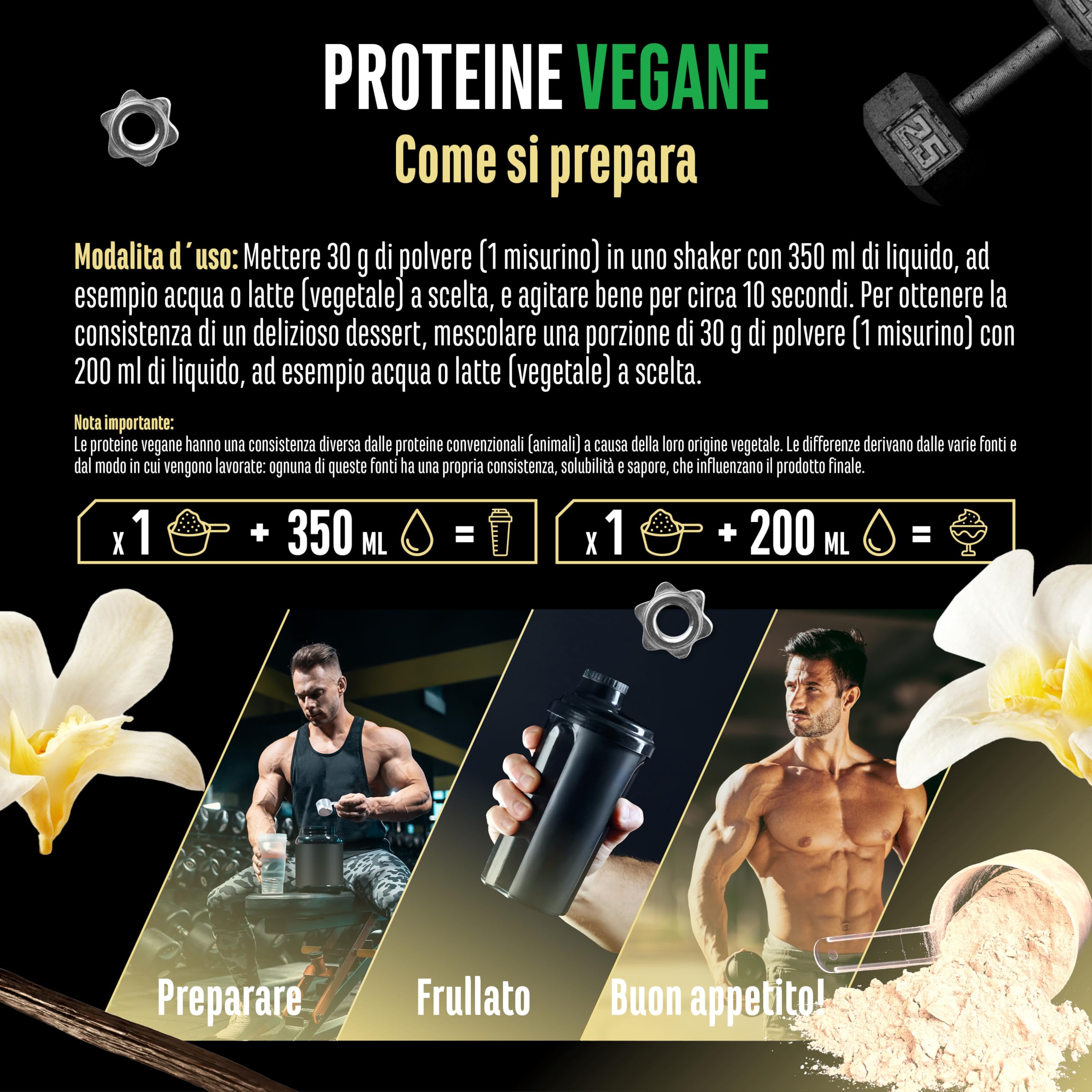 Elite Plant Protein GEN Vegan Protein proteine vegane vaniglia 750 g senza soia