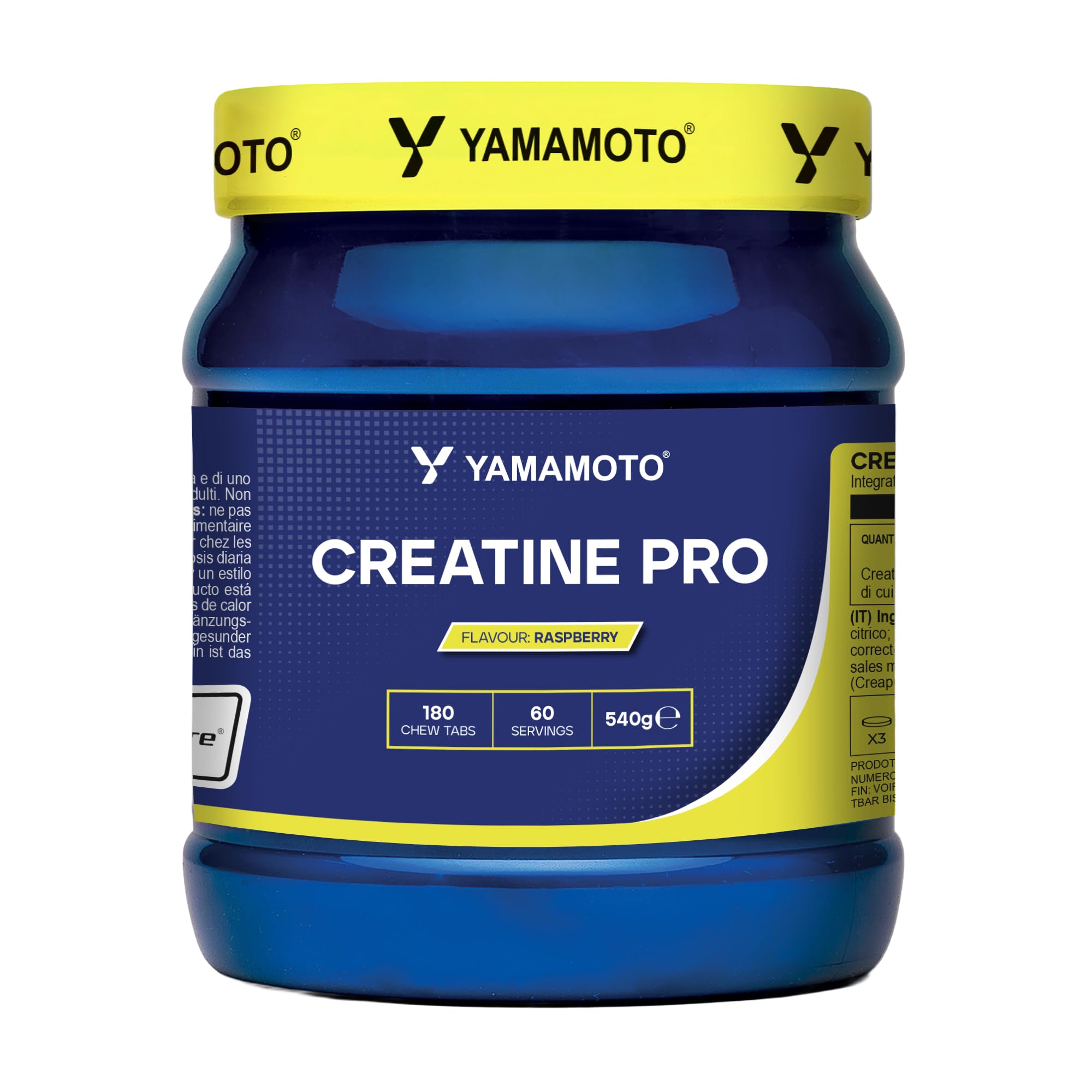 YAMAMOTO Creatina Crea Powder Creapure creatina in polvere 500 g micronizzata