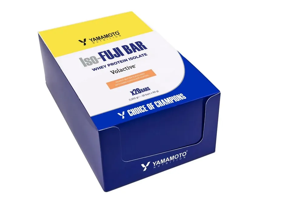 Yamamoto Barrette Iso-Fuji BAR barretta burro d’arachidi, 13 g proteine