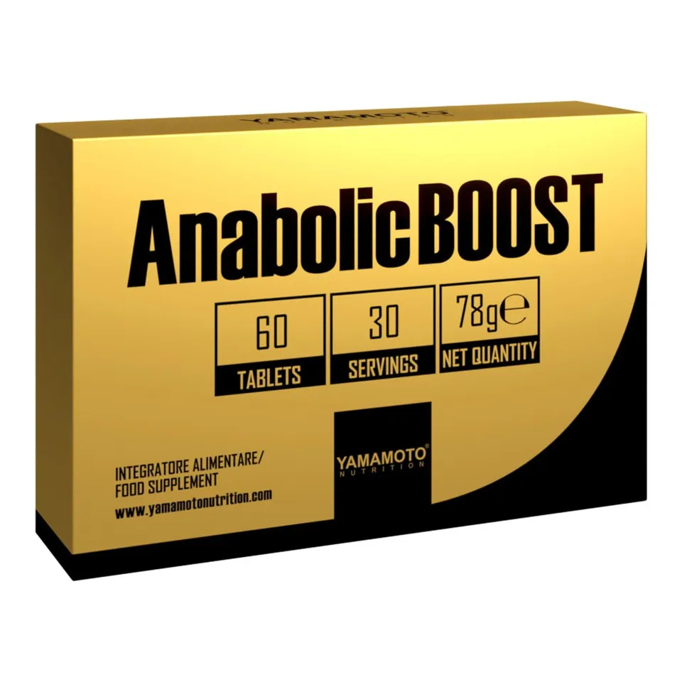 YAMAMOTO Aminoacidi e BCAAs Anabolic BOOST compresse 60, senza glutine