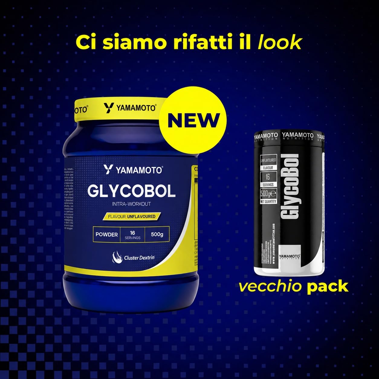 YAMAMOTO Carboidrati e Gel Energetici GlycoBol carboidrati non aromatizzati 500 g