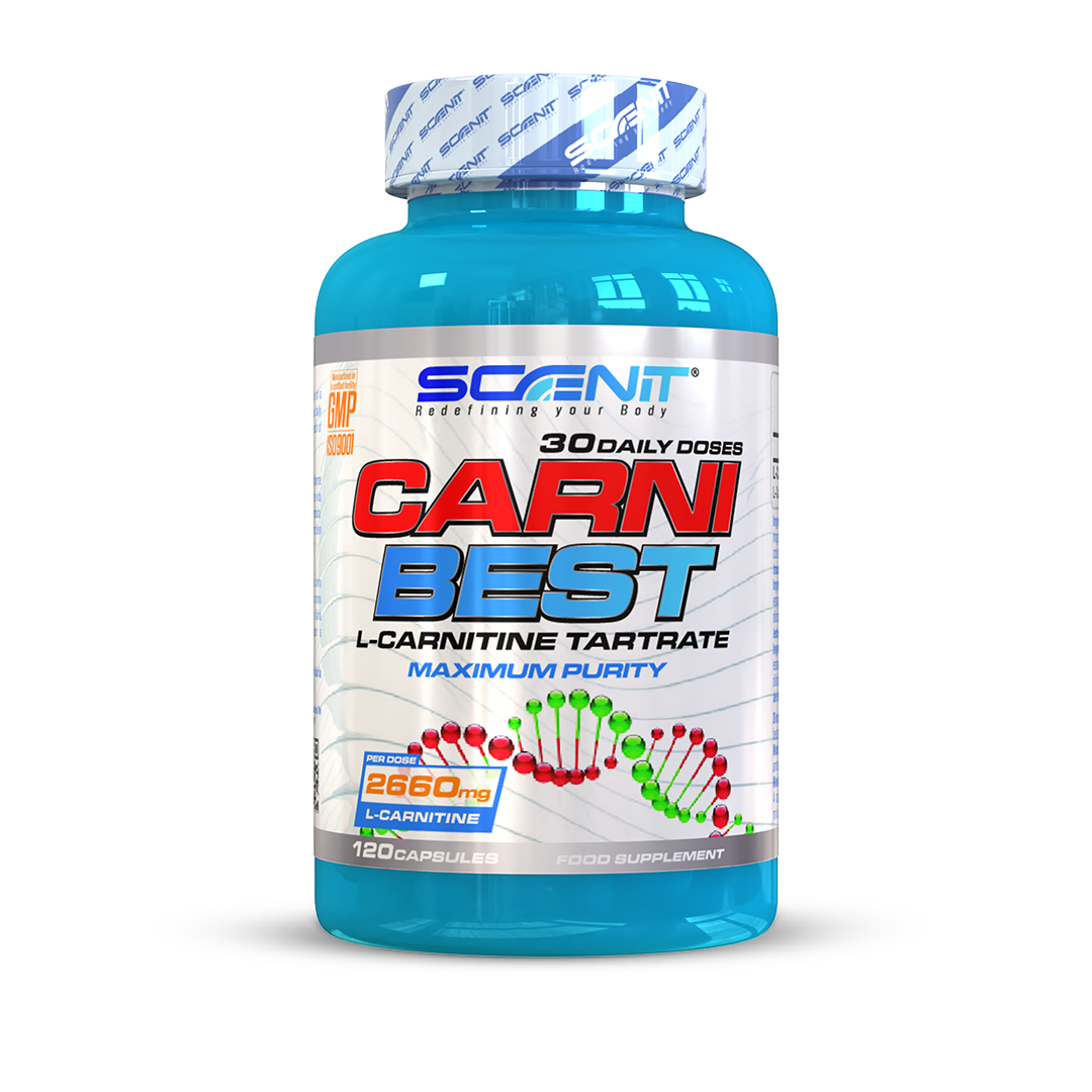 Scenit Nutrition Aminoácidos CARNI BEST L-carnitina 120 capsule vegane