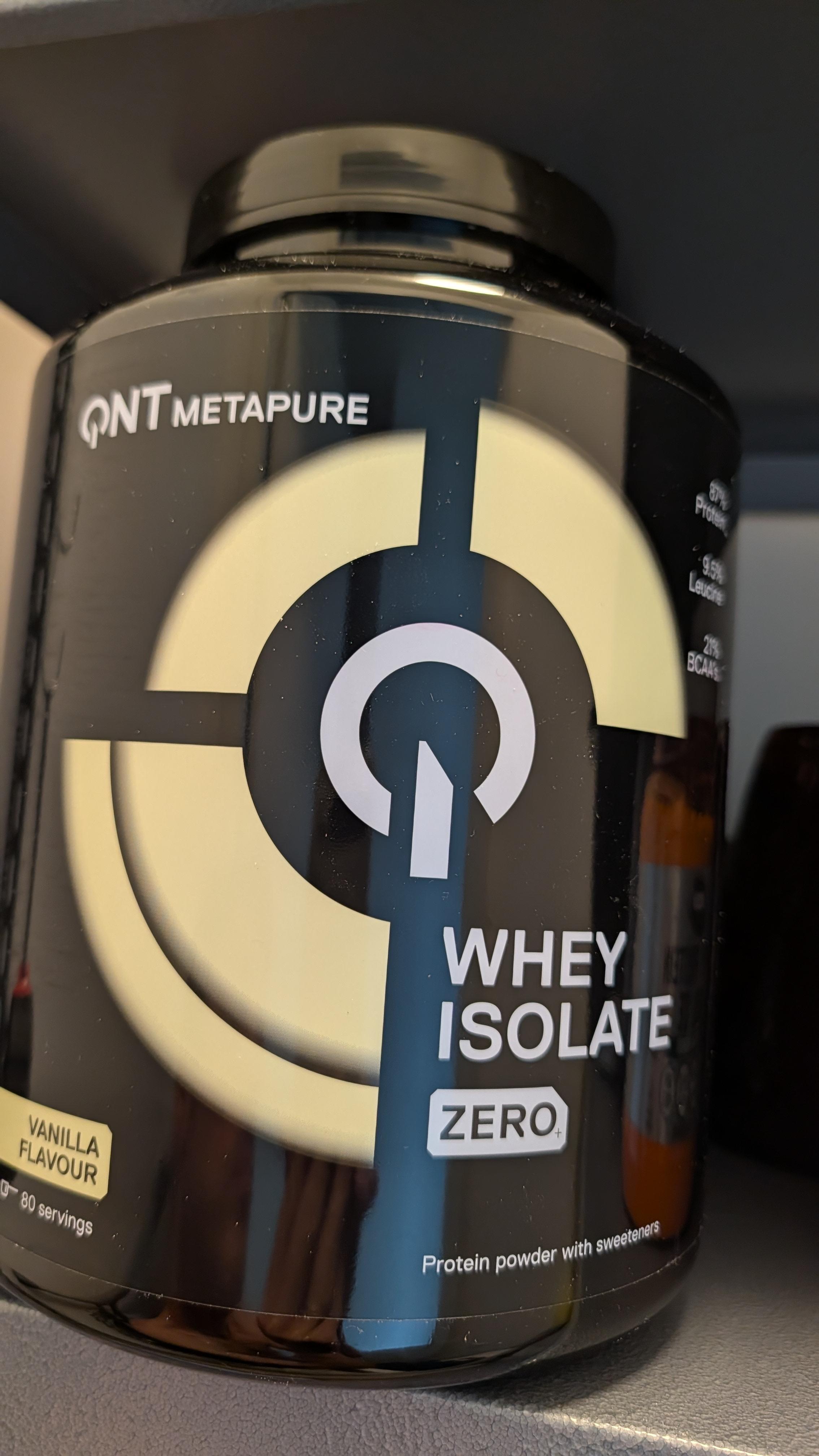 QNT Protein Metapure Whey Isolate Zero proteine whey 30 g cioccolato belga senza lattosio