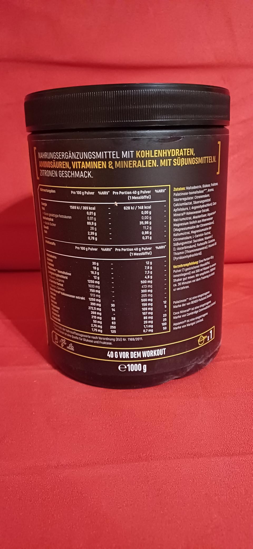 Elite Vitamins, Minerals & Hydration Isomax bevanda isotonica limone 1000 g vegana