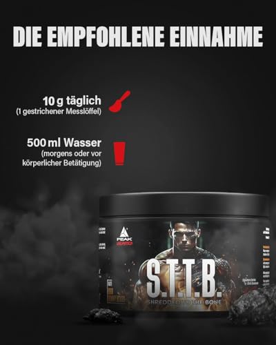 Green Peak Boosters PEAK S.T.T.B - Shredded to the bone booster metabolico 300 g Orsetti Gommosi Acidi senza caffeina