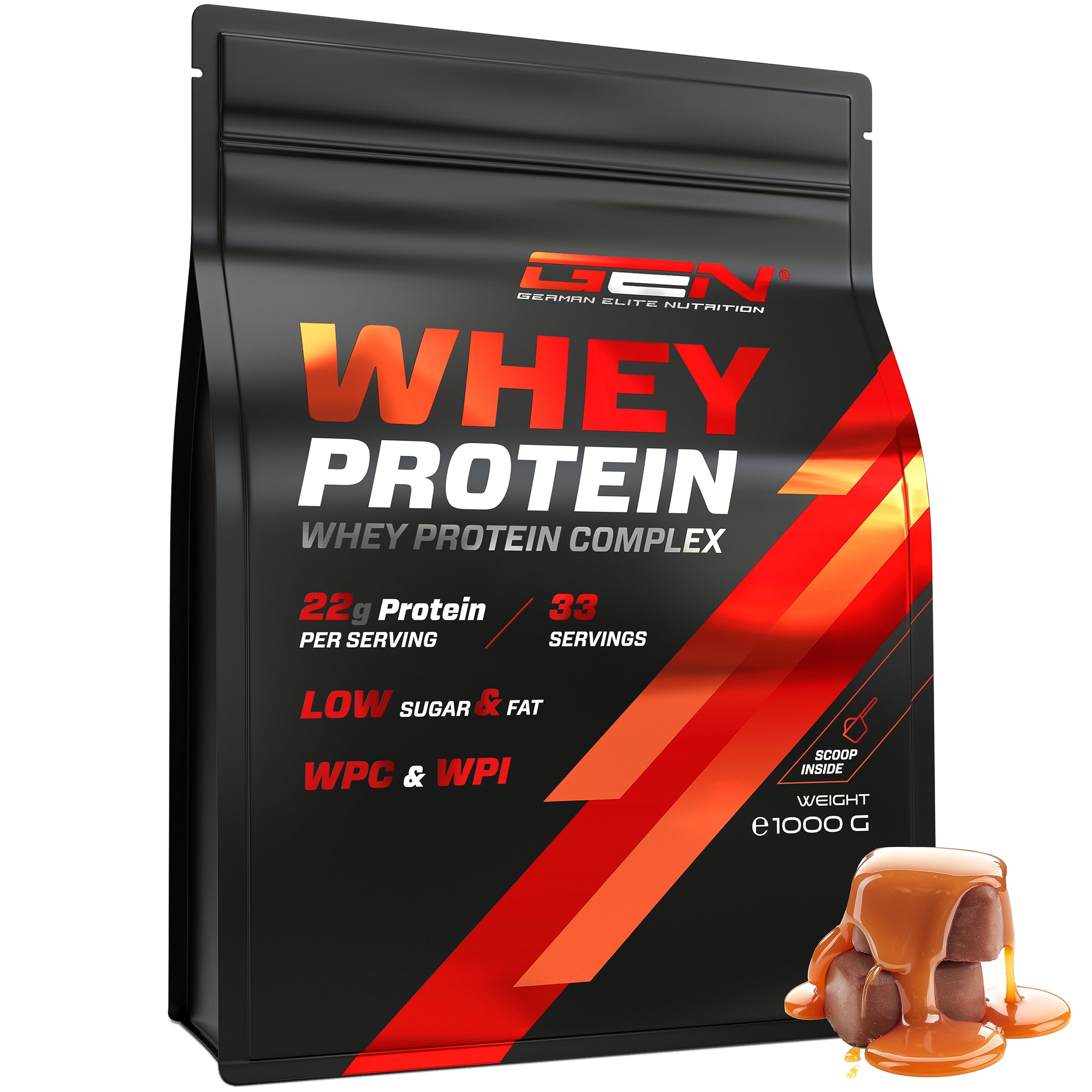 Elite Whey Protein Complex proteine in polvere 1000 g cioccolato e caramello