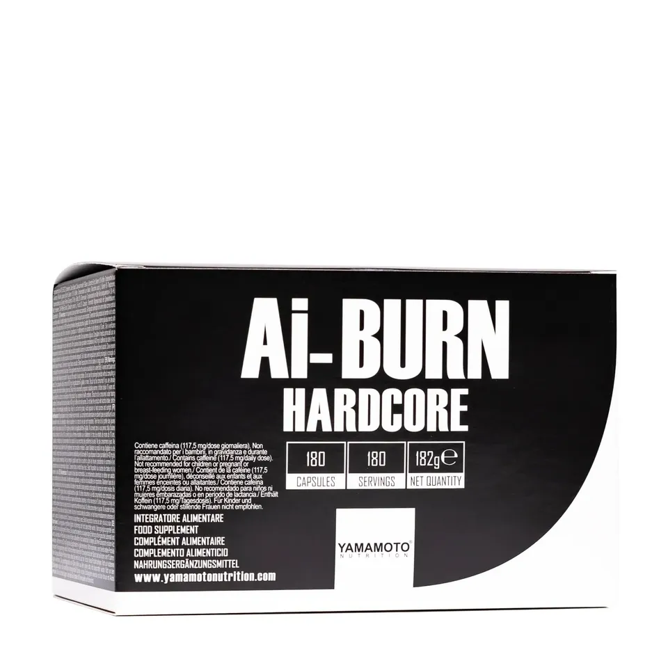 YAMAMOTO Controllo Peso Ai-Burn Hardcore integratore 180 capsule con estratti vegetali