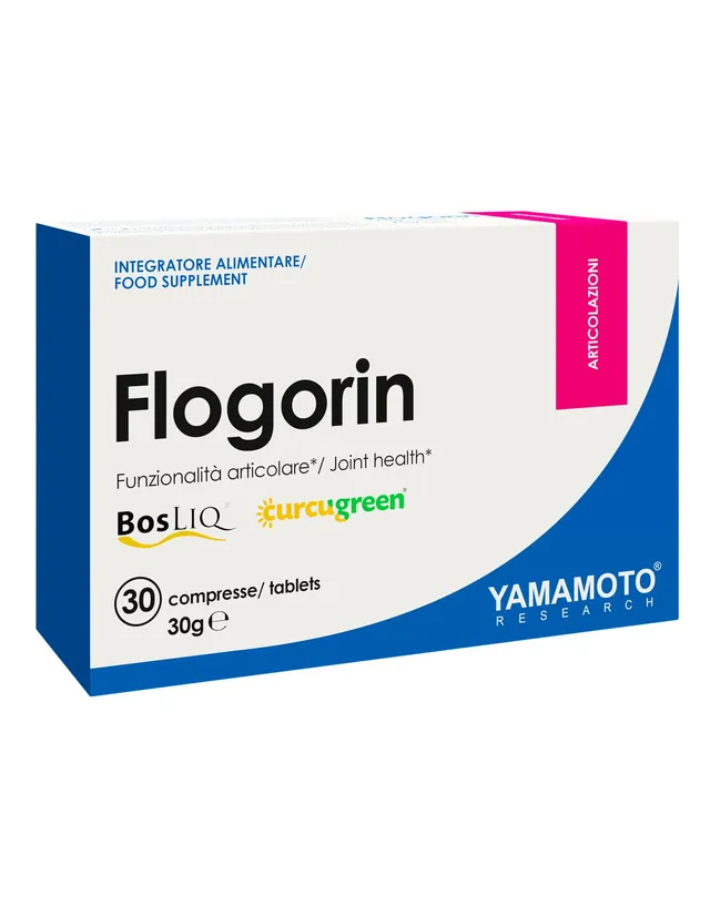 YAMAMOTO Muscoli, Articolazioni e Ossa Flogorin integratore articolare 30 compresse vegano