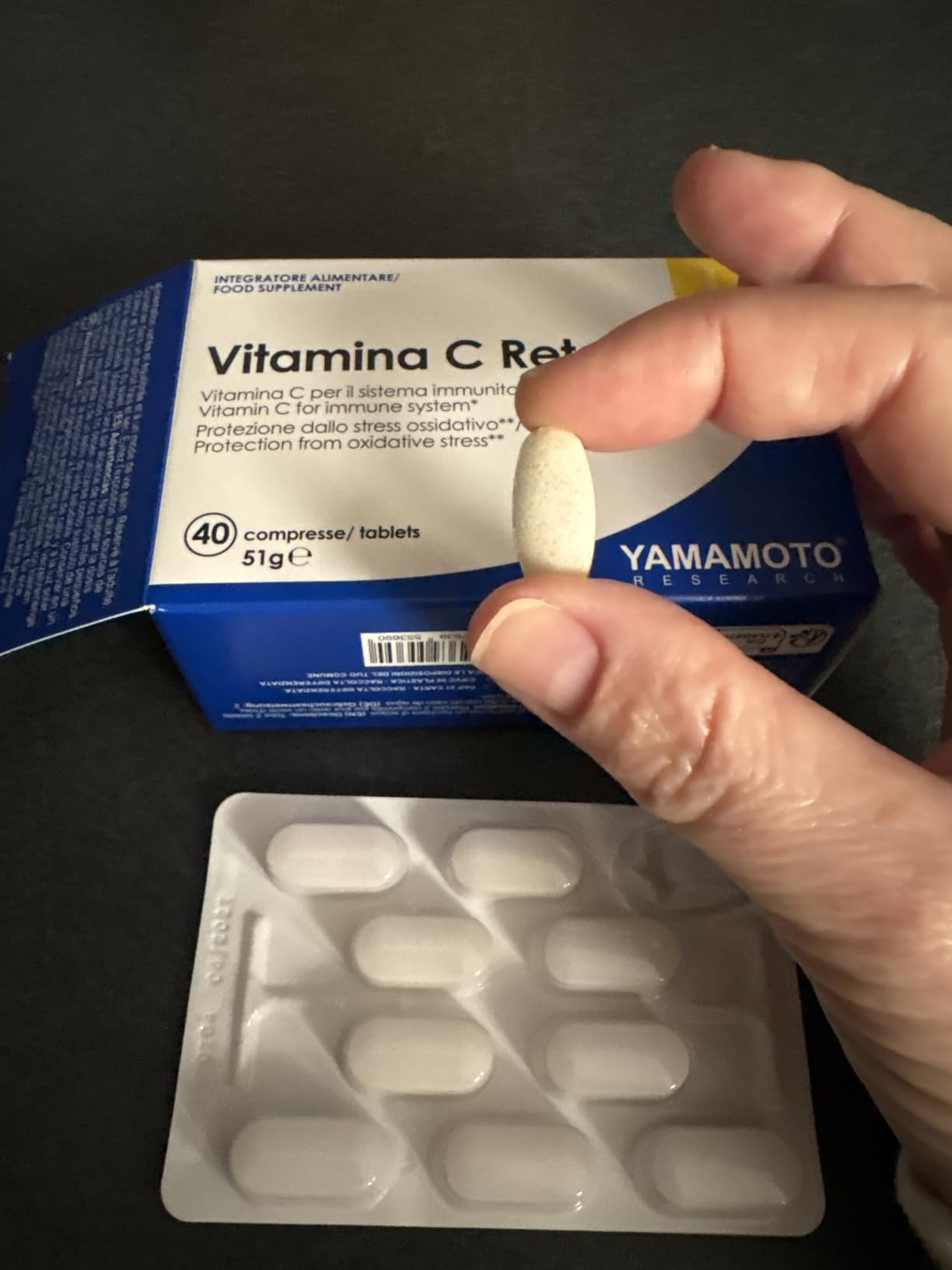 YAMAMOTO Vitamine e Minerali Vitamina C Retard 500 compresse 40 compresse lento rilascio
