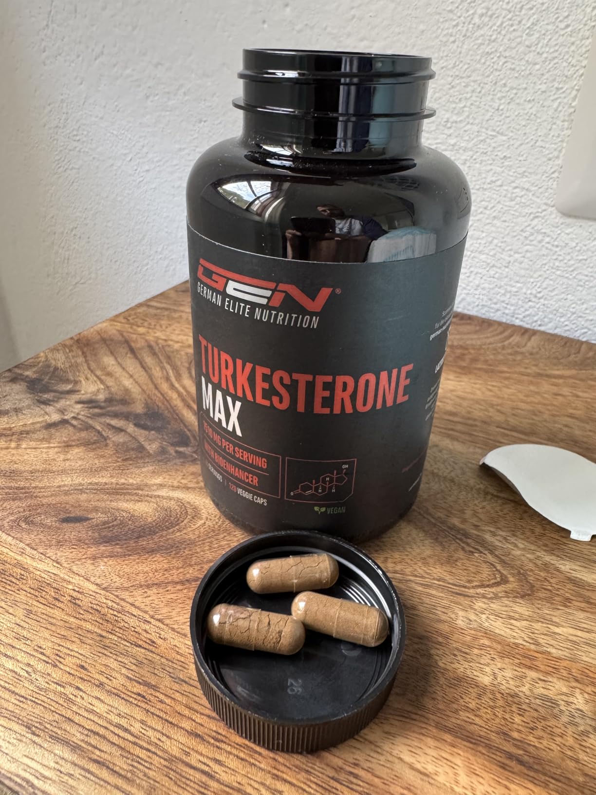 Elite Testo & Vitality Botanicals Turkesterone Max integratore 120 capsule vegane
