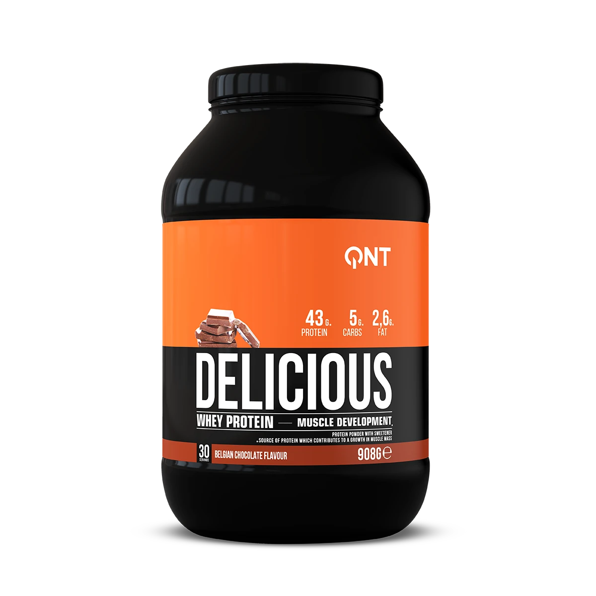 QNT Protein Delicious Whey Protein proteine Belgian Chocolate 908 g