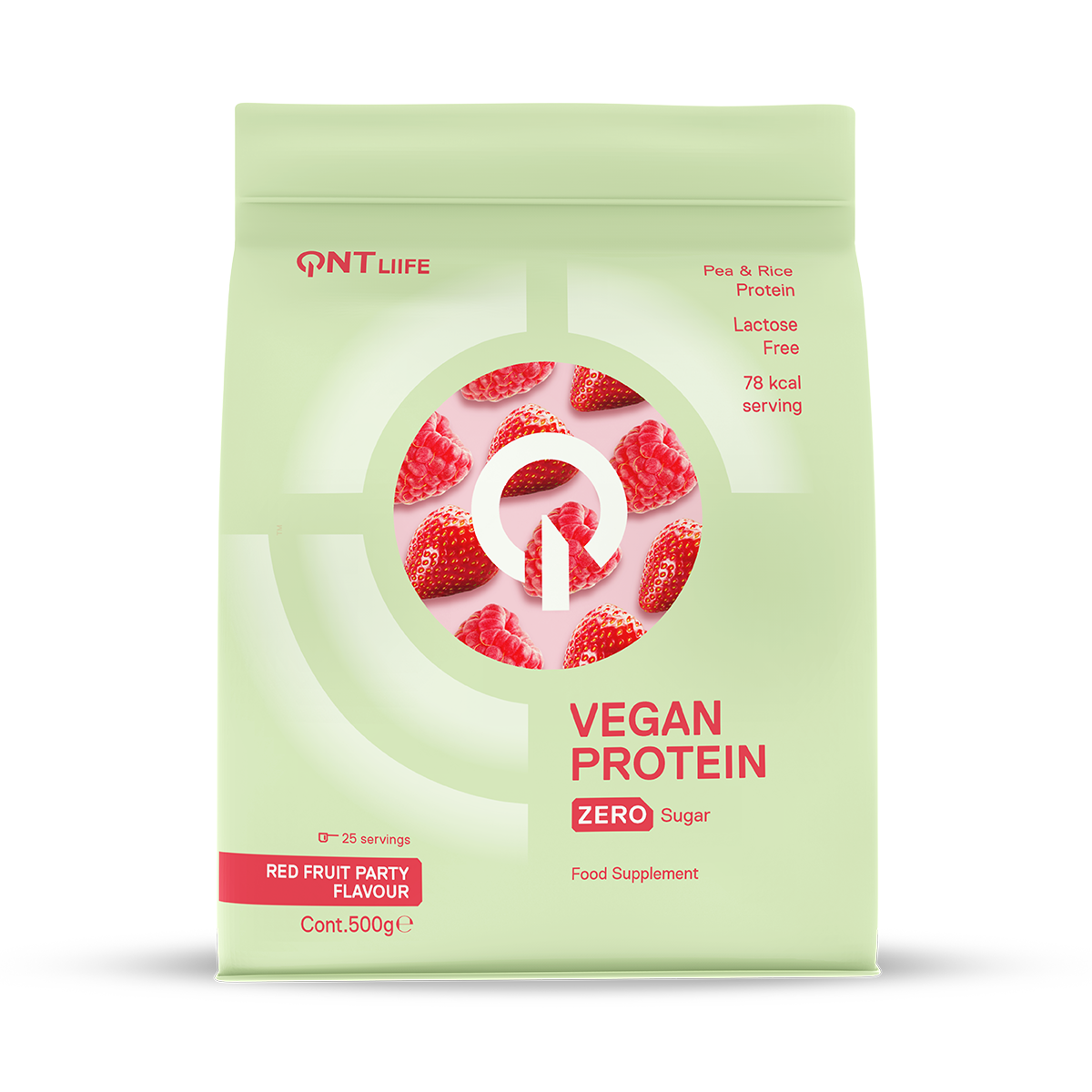 QNT Vegan Protein proteine vegane in polvere 500 g senza lattosio