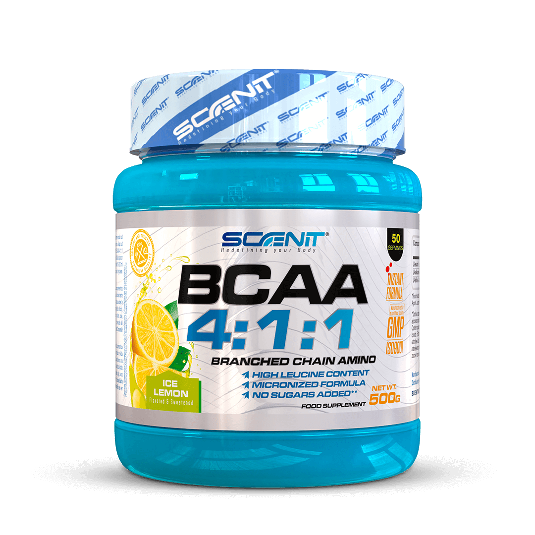 Scenit Nutrition Aminoácidos BCAA 4:1:1 aminoacidi in polvere