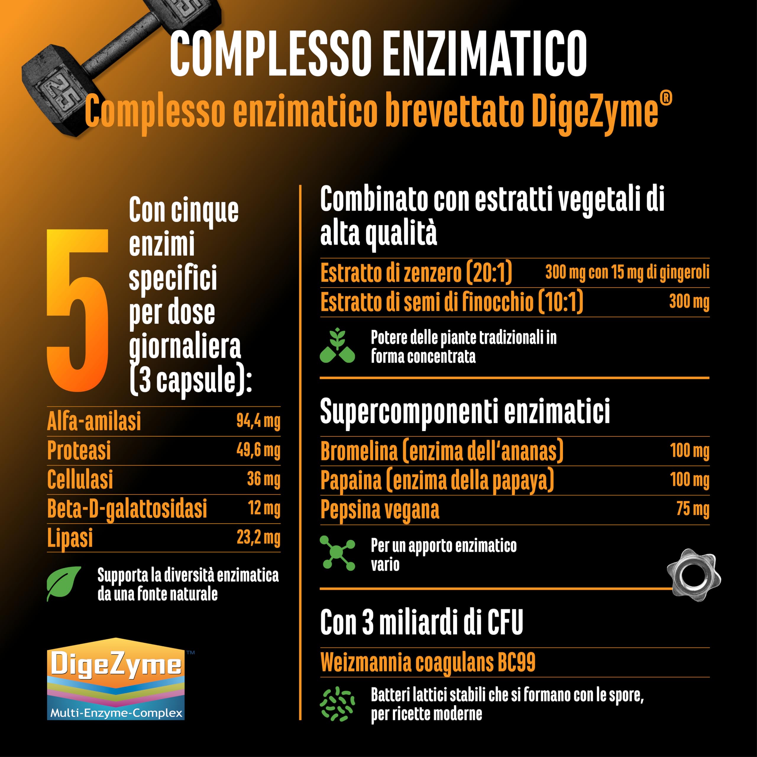 Elite Organ, Joint & Health Support Complesso enzimatico capsule 120 vegano