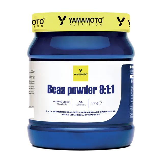 YAMAMOTO Aminoacidi e BCAAs BCAA Powder 8:1:1 polvere 300 g arancia limone