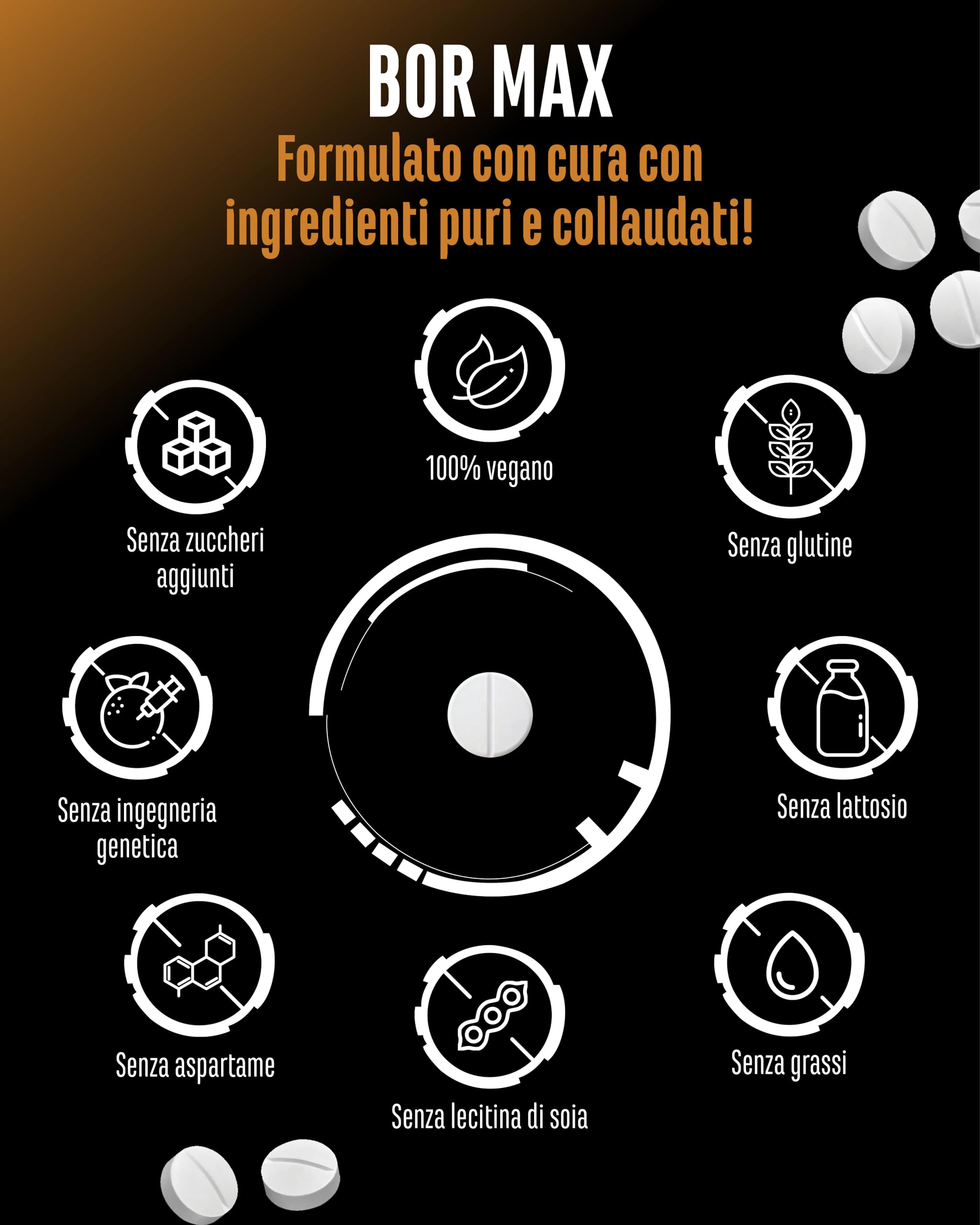Elite Testo & Vitality Botanicals Boron Max 365 compresse 10 mg