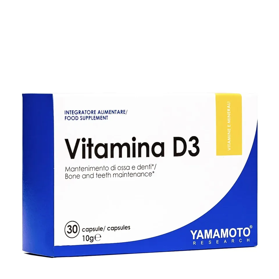 YAMAMOTO Vitamine e Minerali Vitamin D3 integratore vitamina D3 30 capsule 50 mcg