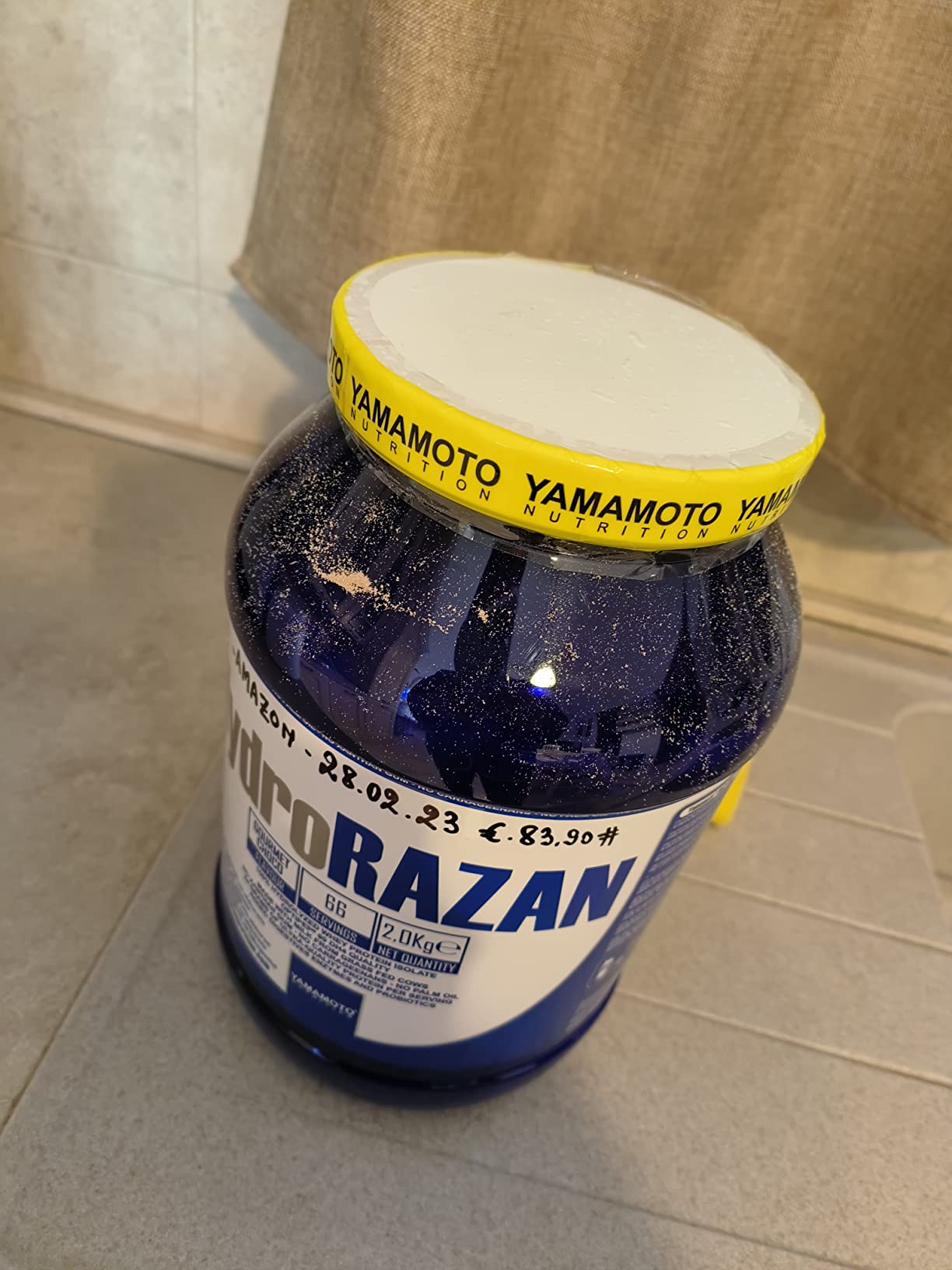 YAMAMOTO Proteine Hydro RAZAN® new formula proteine idrolizzate Cioccolato 2000 g Optipep 90